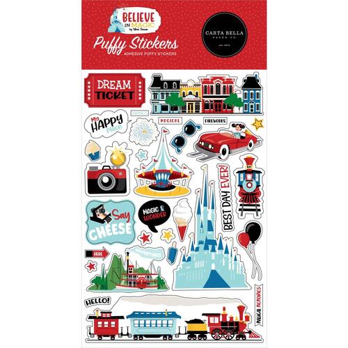 Carta Bella Believe in Magic Puffy Stickers