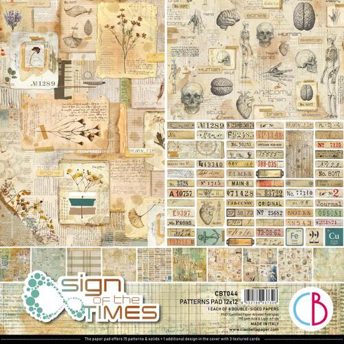 Ciao Bella Sign of the Times 12" Patterns Paper Pack