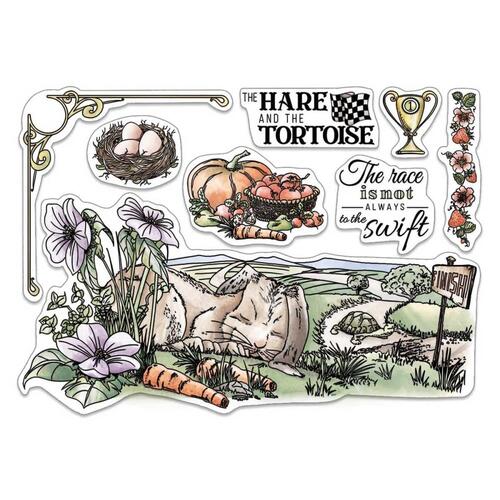 Ciao Bella The Hare & The Tortoise Stamp