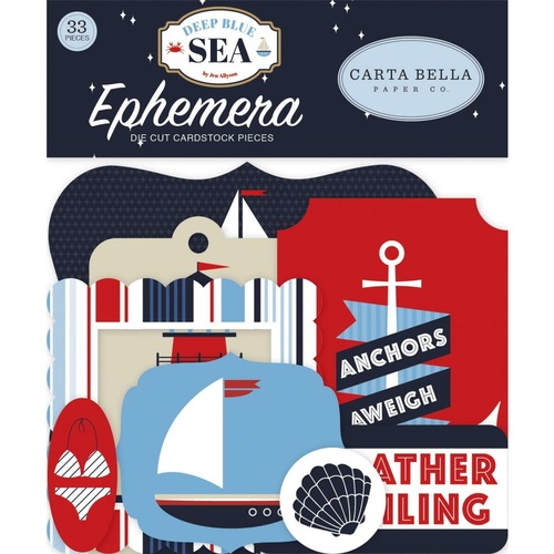 Carta Bella Deep Blue Sea Ephemera Icons