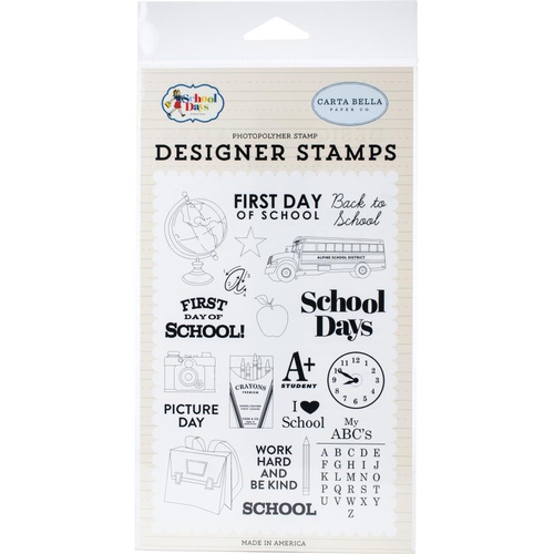Carta Bella School Days Stamp 