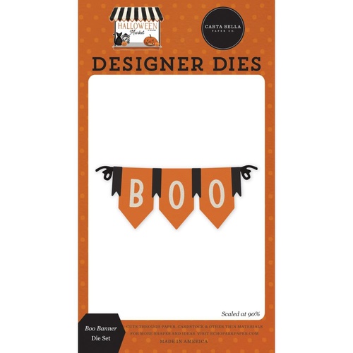 Carta Bella Halloween Market Designer Die Boo Banner