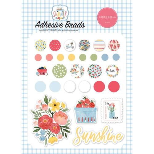 Carta Bella Summer Decorative Brads