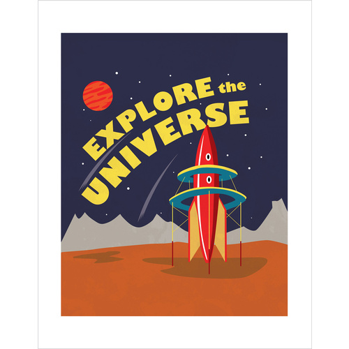 Carta Bella Art Print Explore the Universe 