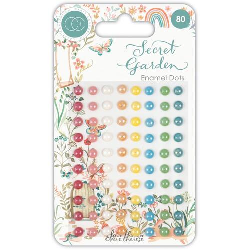 Craft Consortium Secret Garden Adhesive Enamel Dots