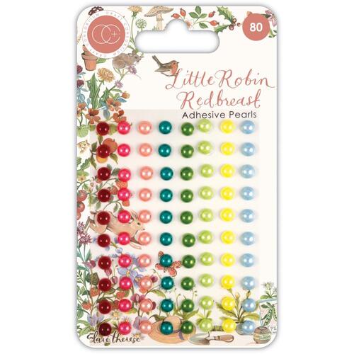 Craft Consortium Little Robin Redbreast Adhesive Enamel Pearls