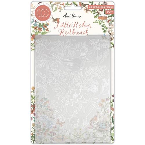 Craft Consortium Little Robin Redbreast Embossing Folder