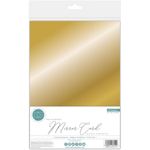 Craft Consortium Gold A4 : The Essentials Mirror Card
