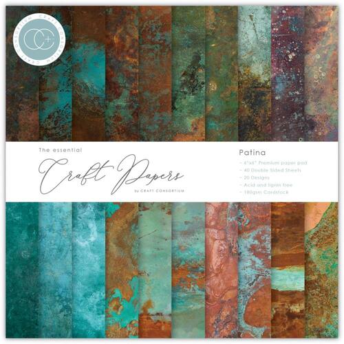 Craft Consortium Patina 6" : The Essential Craft Papers Pad