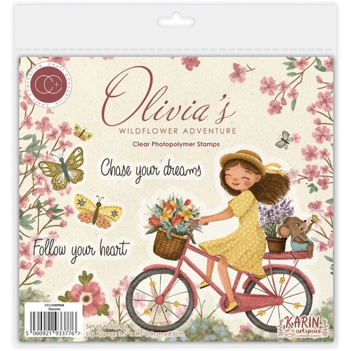 Craft Consortium Dreams Stamp from the Olivia's Wildflower Adventures Collection
