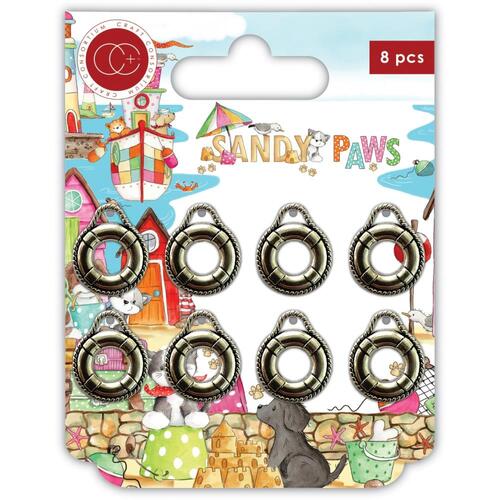 Craft Consortium Silver Life Rings Metal Charms
