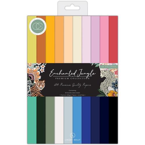 Craft Consortium Enchanted Jungle A4 Premium Paper Pack