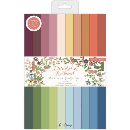 Craft Consortium Little Robin Redbreast A4 Premium Paper Pack