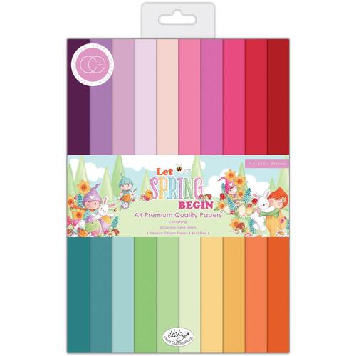 Craft Consortium Let Spring Begin A4 Paper Pack