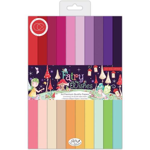 Craft Consortium Fairy Wishes A4 Premium Paper Pack