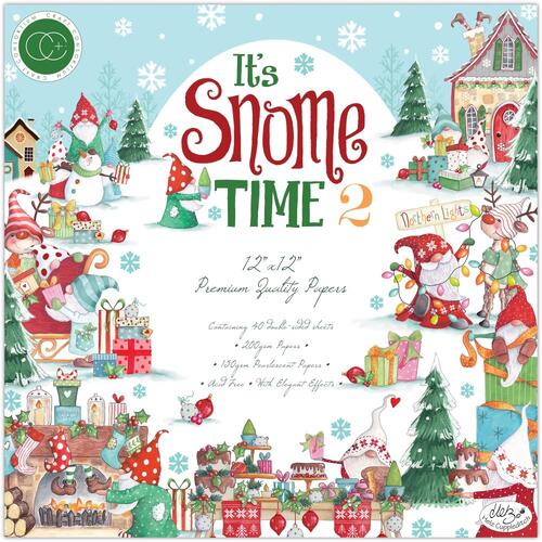 Craft Consortium It's Snome Time 2 12" Premium Paper Pad