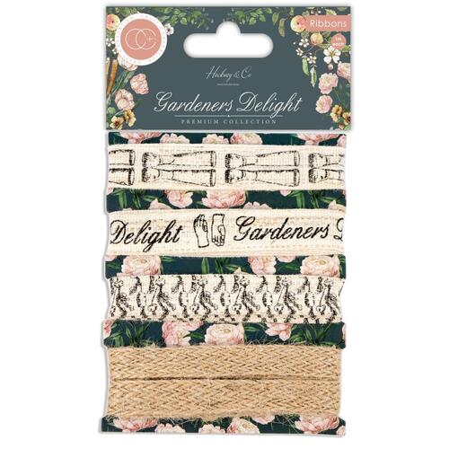 Craft Consortium Gardeners Delight Lace Ribbon Pack