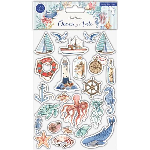Craft Consortium Ocean Tale Puffy Stickers