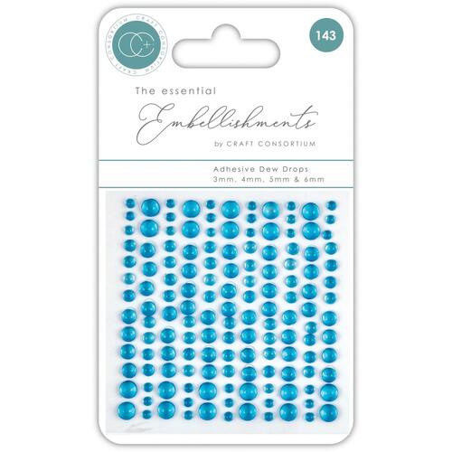 Craft Consortium Blue The Essential Adhesive Dew Drops Embellishments
