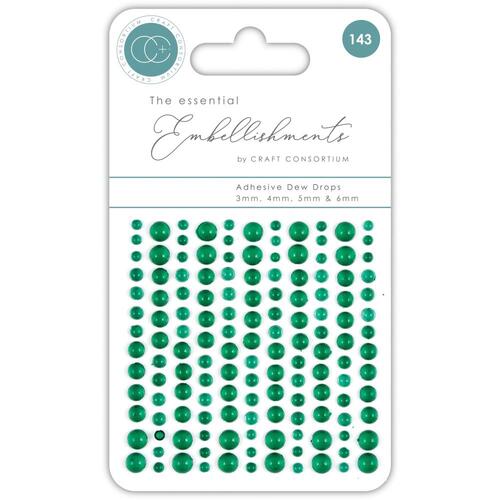 Craft Consortium Green The Essential Adhesive Dew Drops Embellishments