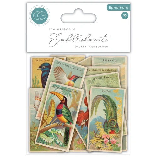 Craft Consortium The Collector - Birds Ephemera