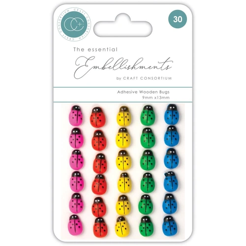 Craft Consortium Little Ones - Wooden Bug Embellishments