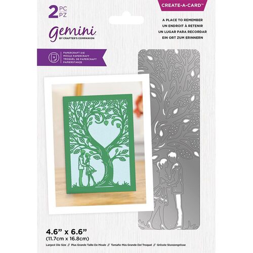 Gemini Create a Card A Place to Remember Die