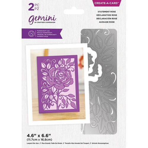 Gemini Create a Card Statement Rose