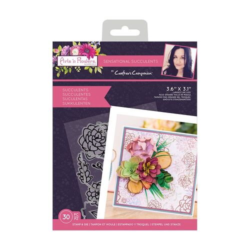 Sharon Callis Succulents Stamp & Die Set