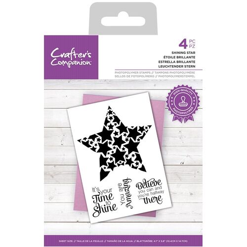 Crafters Companion Shining Star Stamp