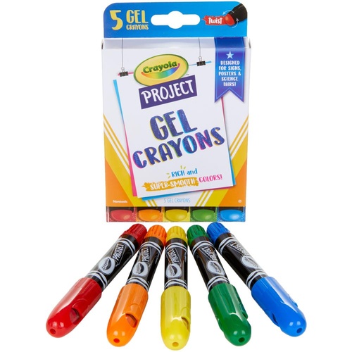 Crayola Project Gel Crayons 5pk