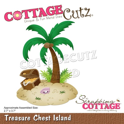 Cottage Cutz Die Treasure Chest Island
