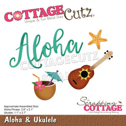 Cottage Cutz Die Aloha & Ukelele