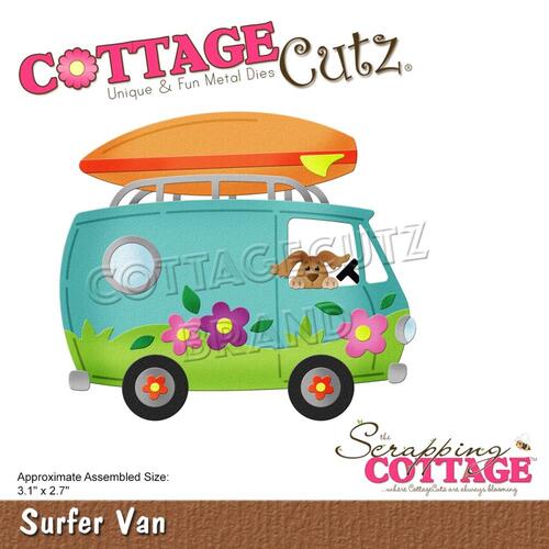Cottage Cutz Die Surfer Van