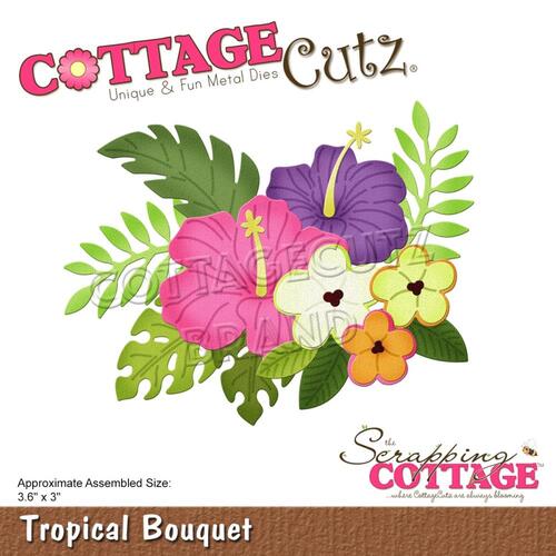 Cottage Cutz Die Tropical Bouquet