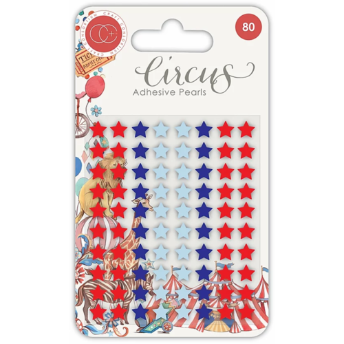 Craft Consortium Circus Adhesive Pearls 80pc