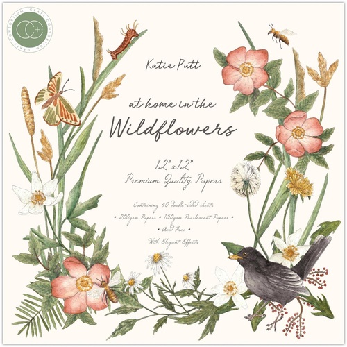 Craft Consortium At Home in the Wildflowers 12" Paper Pad
