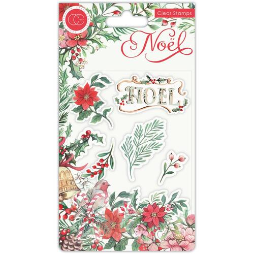 Craft Consortium Noel Stamp Flora