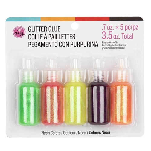 Cousin DIY Glitter Glue Pack - Neons