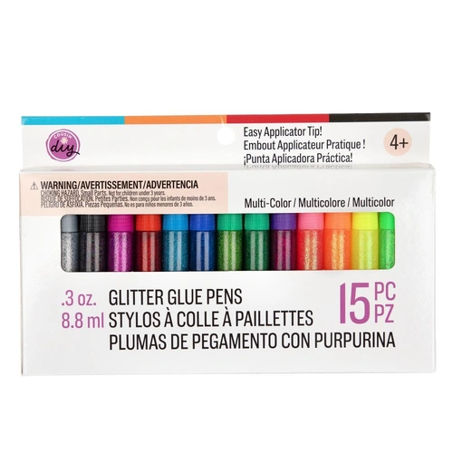 Cousin DIY Glitter Glue Pens - 15pc