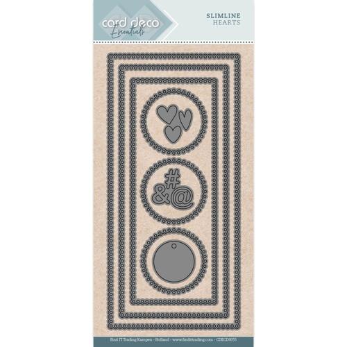 Find It Trading Slimline Hearts Card Deco Essentials Die