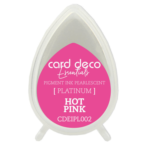 Couture Creations Pearlescent Hot Pink Card Deco Essentials Pigment Ink Pad