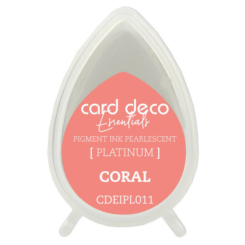 Couture Creations Pearlescent Coral Card Deco Essentials Pigment Ink Pad