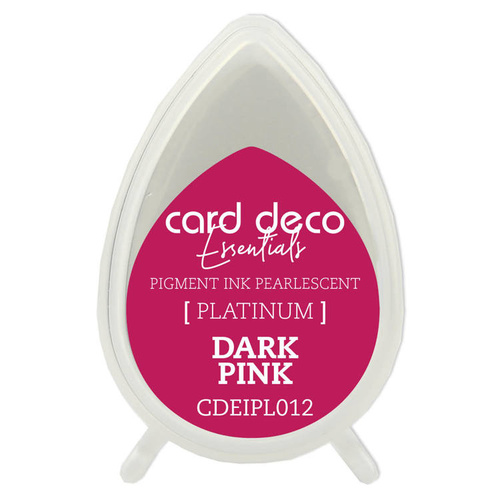 Couture Creations Dark Pink Card Deco Essentials Pigment Ink Pad Pearlescent