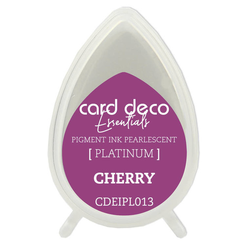 Couture Creations Pearlescent Cherry Card Deco Essentials Pigment Ink Pad