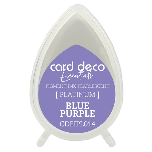 Couture Creations Pearlescent Blue Purple Card Deco Essentials Pigment Ink Pad