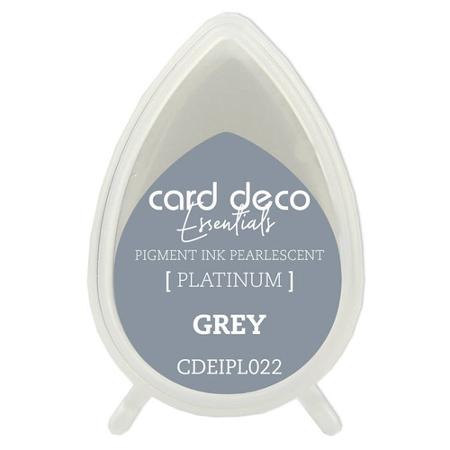 Couture Creations Pearlescent Grey Card Deco Essentials Pigment Ink Pad