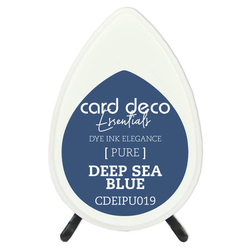 Couture Creations Deep Sea Blue Card Deco Essentials Dye Ink Pad