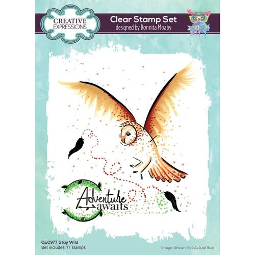 Creative Expressions Stay Wild Stamp Set