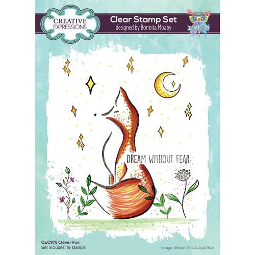 Creative Expressions Clever Fox Stamp Set